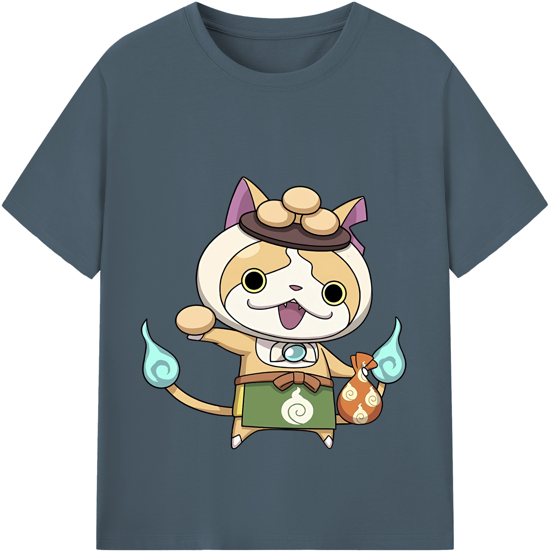 （画像用） 妖怪ウォッチ Yo-kai Watch 綿100％半袖Tシャツ（フロントプリント）